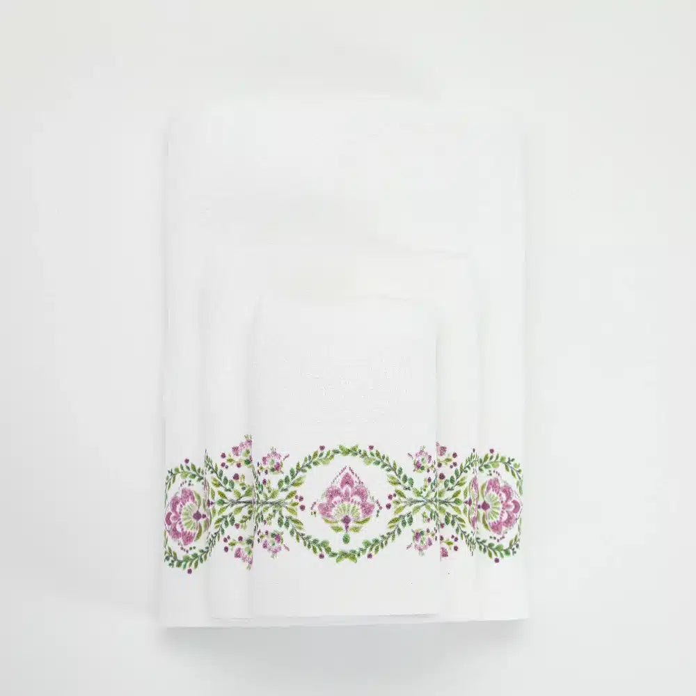 Πετσέτες Σετ 2ΤΜΧ Lotus από την εταιρεία Borea Home Textiles