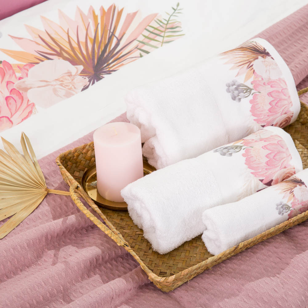 Πετσέτες Σετ 3ΤΜΧ Paradise από την εταιρεία Borea Home Textiles