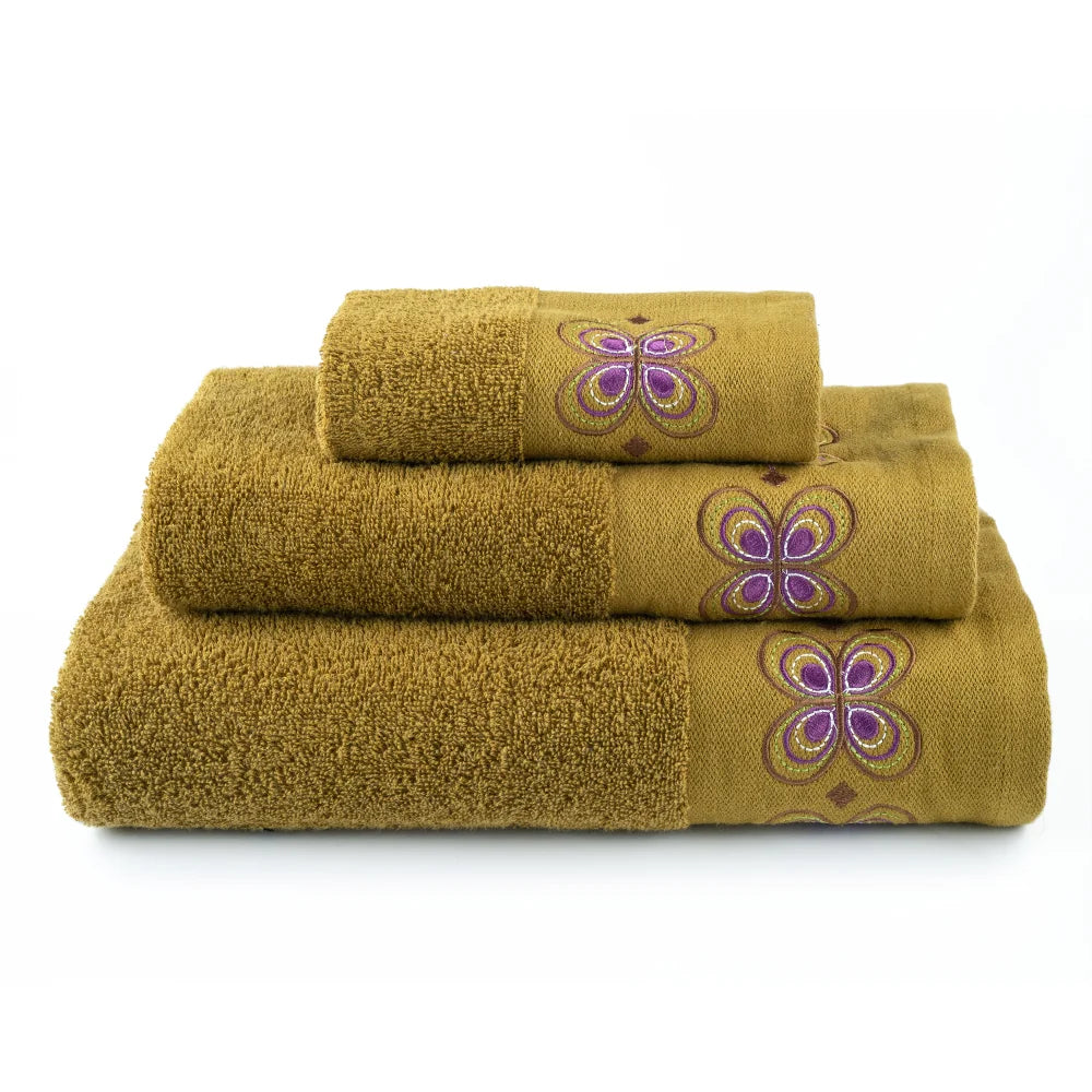 Πετσέτες Σετ 3ΤΜΧ Petalouda από την εταιρεία Borea Home Textiles