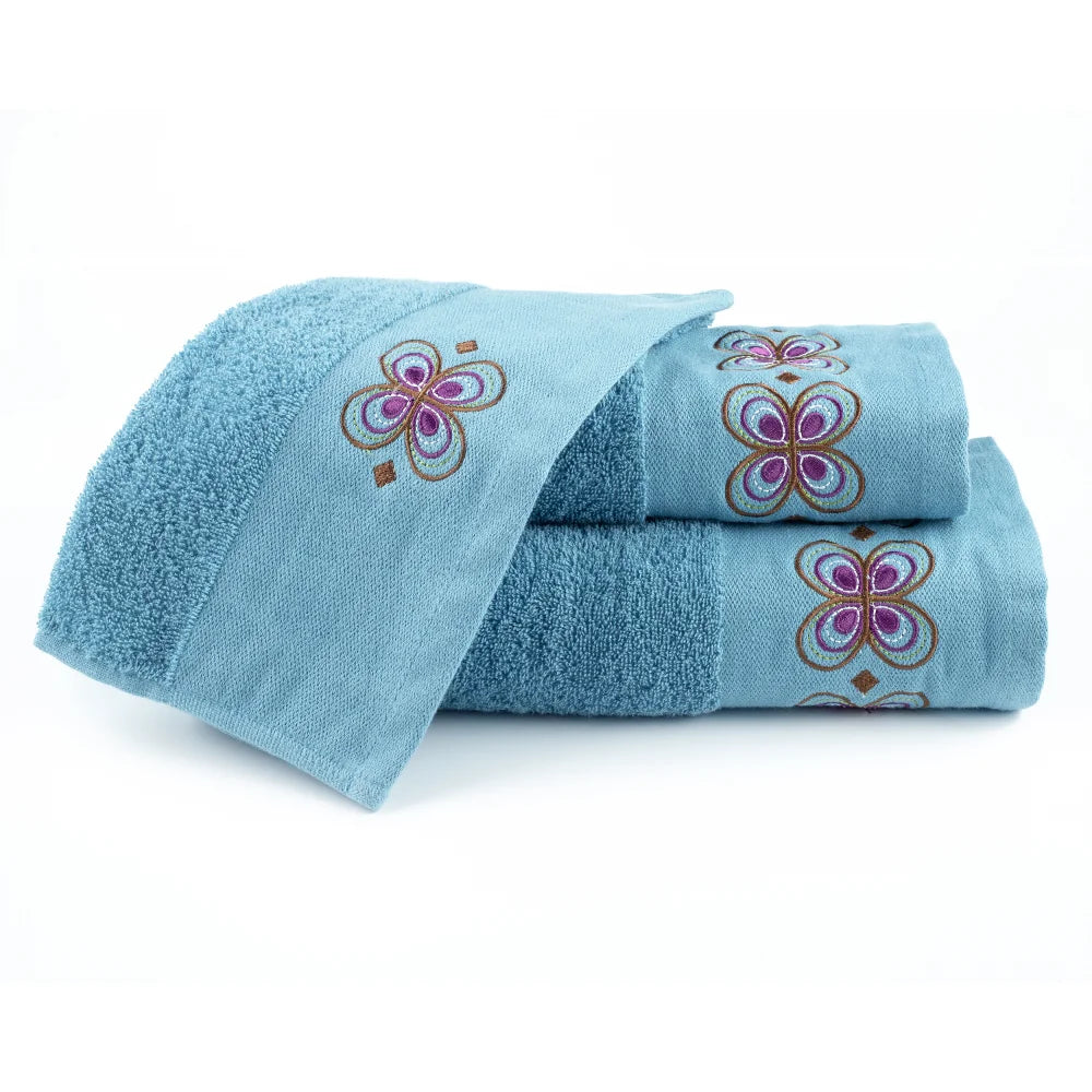 Πετσέτες Σετ 3ΤΜΧ Petalouda από την εταιρεία Borea Home Textiles