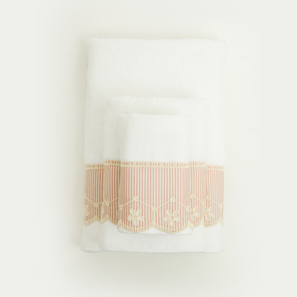 Πετσέτες Σετ 3ΤΜΧ Pretty από την εταιρεία Borea Home Textiles