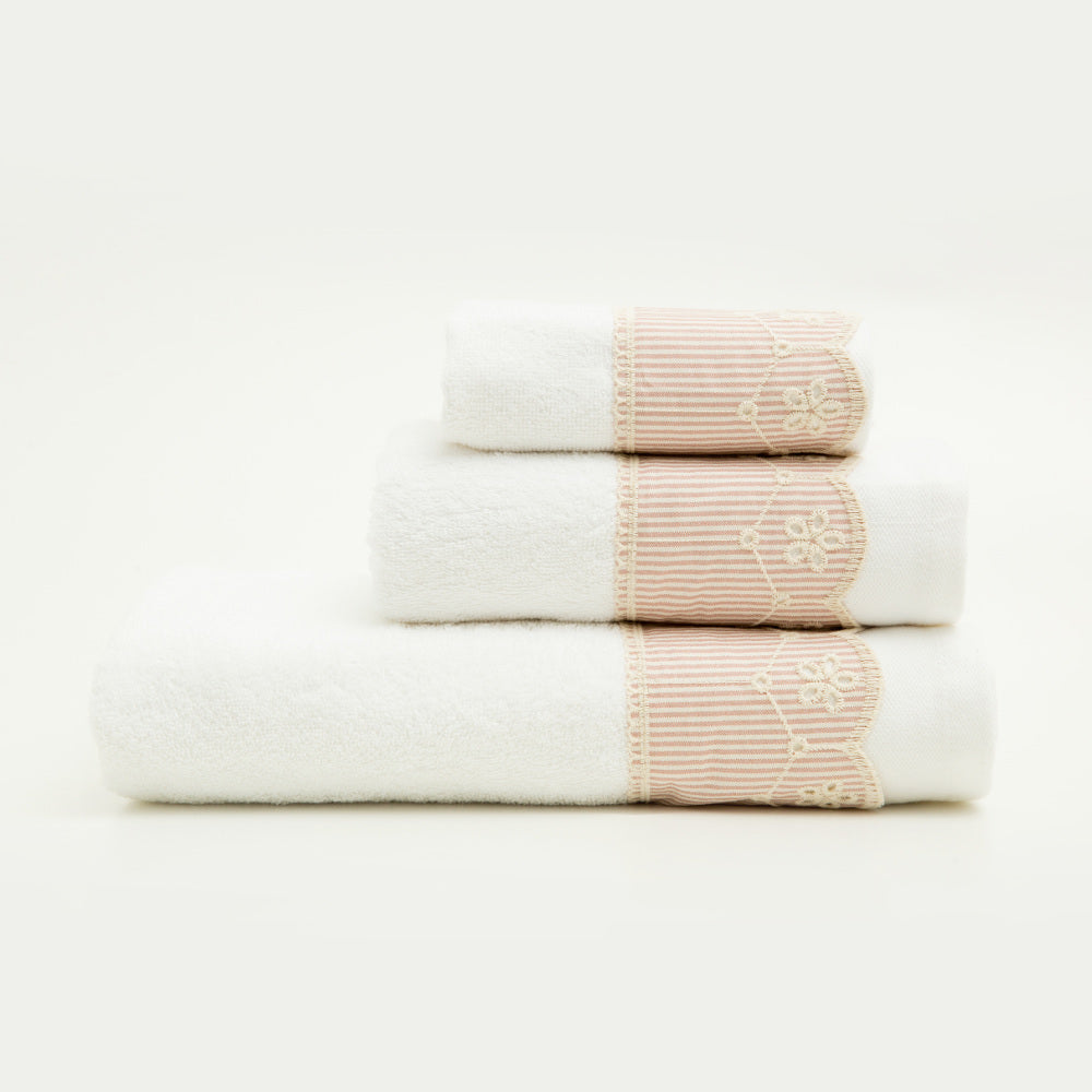 Πετσέτες Σετ 3ΤΜΧ Pretty από την εταιρεία Borea Home Textiles