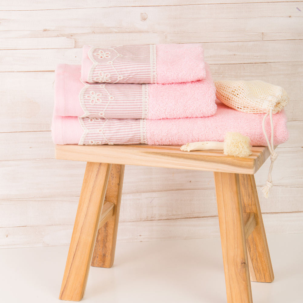 Πετσέτες Σετ 2ΤΜΧ Pretty από την εταιρεία Borea Home Textiles