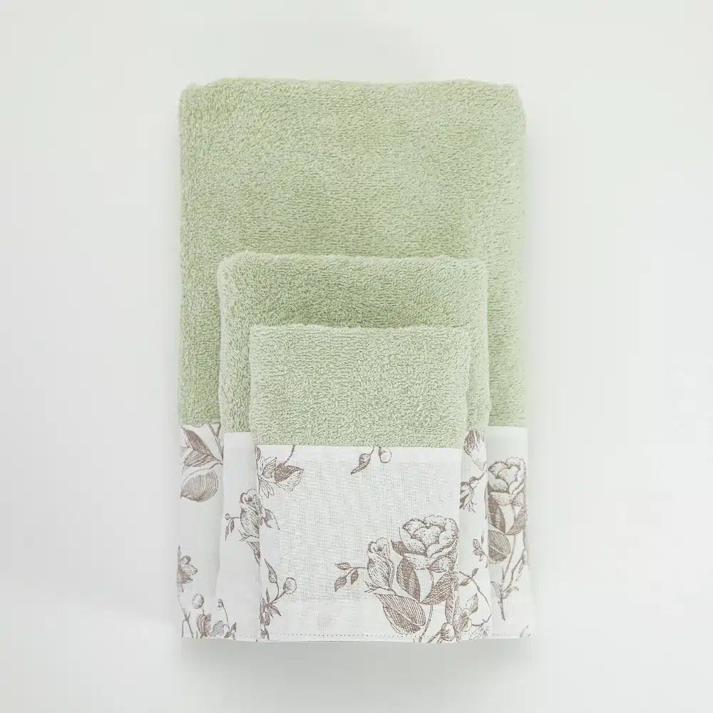 Πετσέτες Σετ 3ΤΜΧ Rosine από την εταιρεία Borea Home Textiles