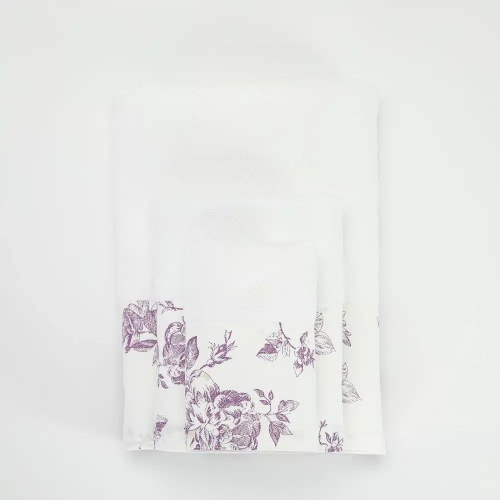 Πετσέτες Σετ 3ΤΜΧ Rosine από την εταιρεία Borea Home Textiles
