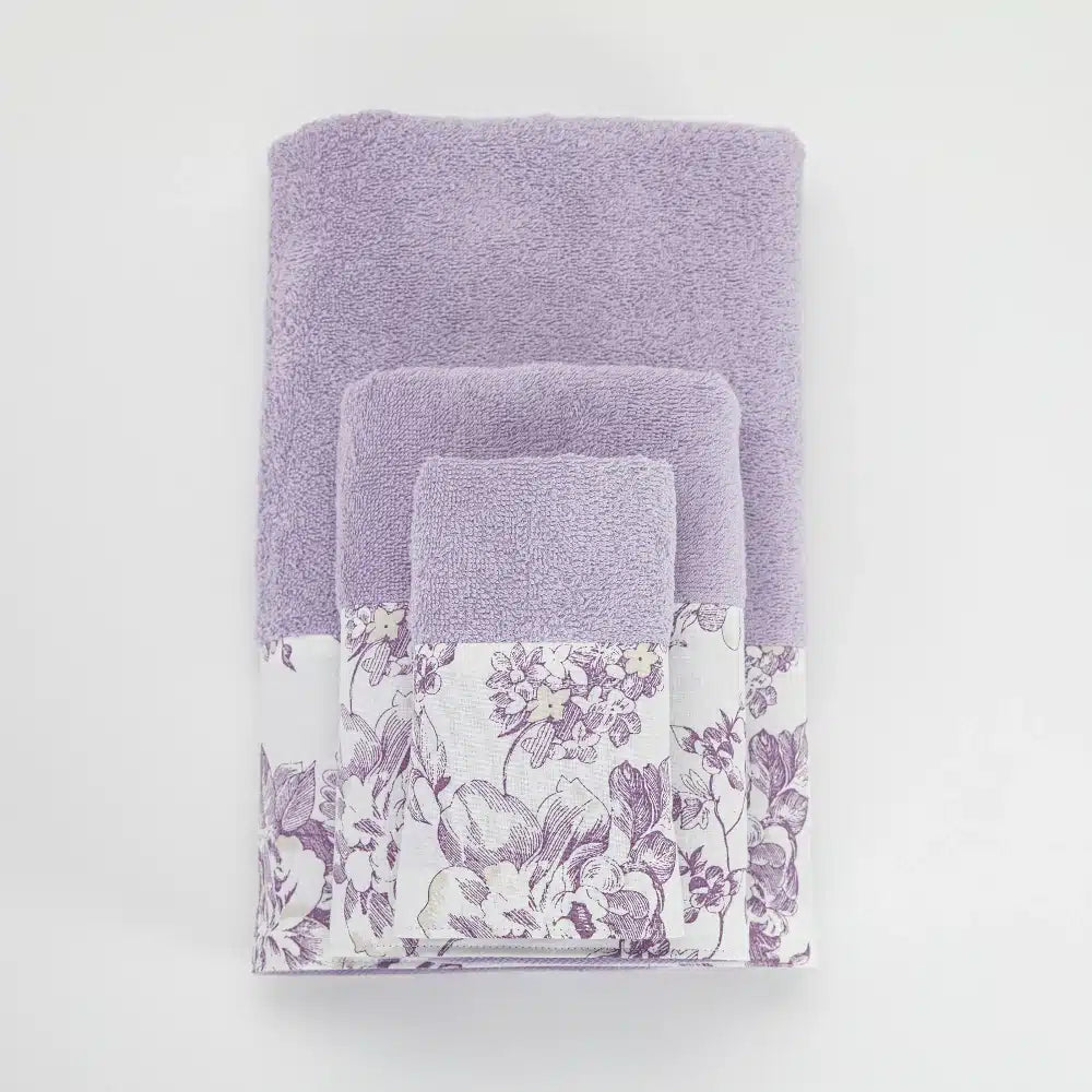 Πετσέτες Σετ 3ΤΜΧ Rosine από την εταιρεία Borea Home Textiles