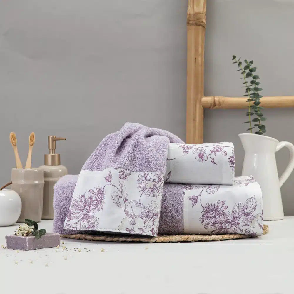 Πετσέτες Σετ 3ΤΜΧ Rosine από την εταιρεία Borea Home Textiles