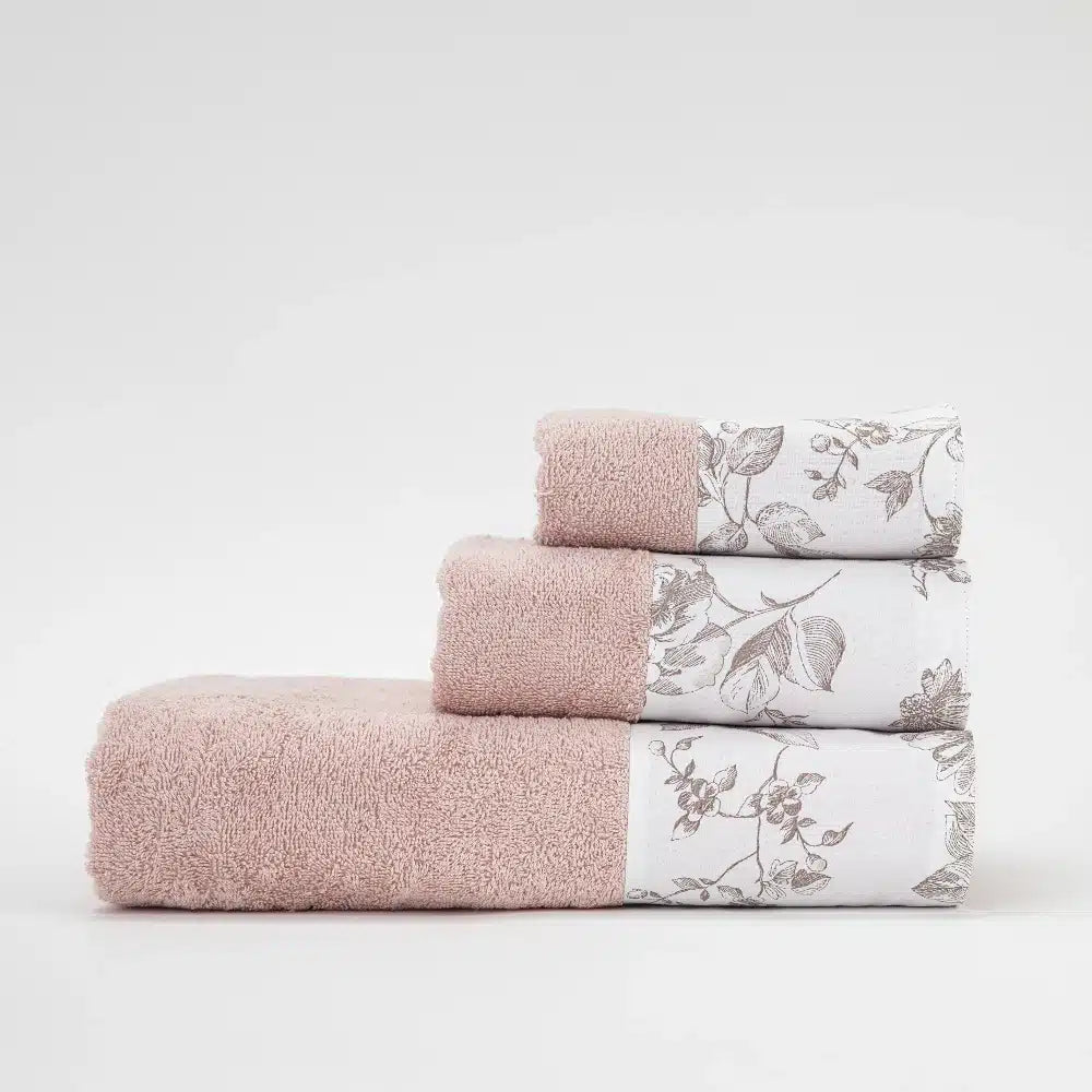 Πετσέτες Σετ 3ΤΜΧ Rosine από την εταιρεία Borea Home Textiles