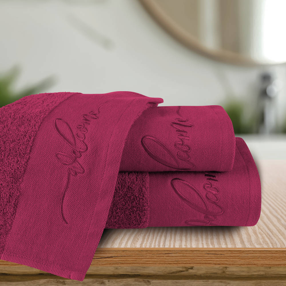 Πετσέτες Σετ 3ΤΜΧ Welcome από την εταιρεία Borea Home Textiles