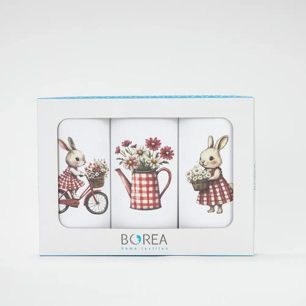 Ποτηρόπανα Κουζίνας Picnic Σετ 3ΤΜΧ