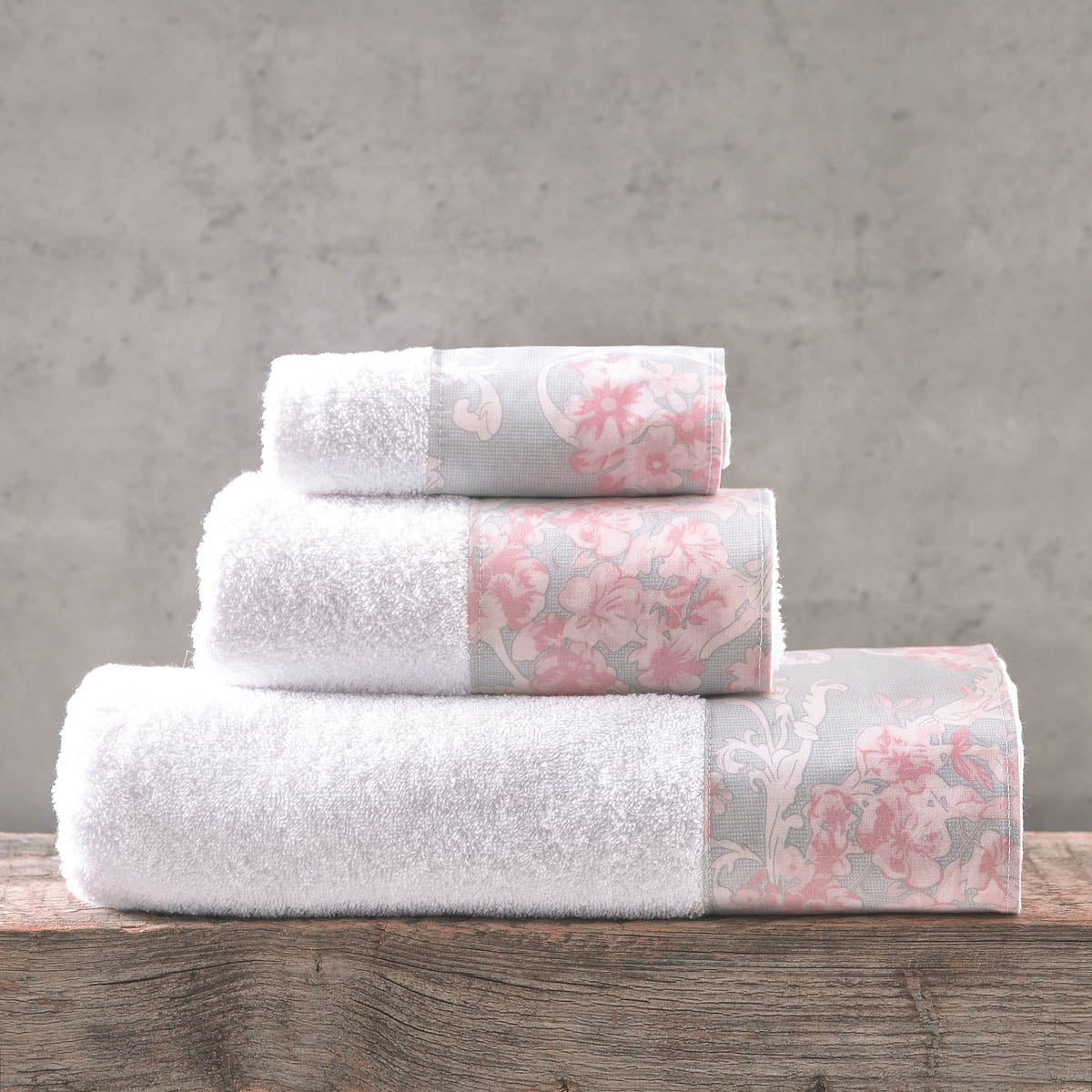 QUIN Γκρι - Σετ πετσέτες 3 τεμ. Γκρι 30 x 50, 50 x 90, 80 x 150 από την εταιρεία Rythmos Home