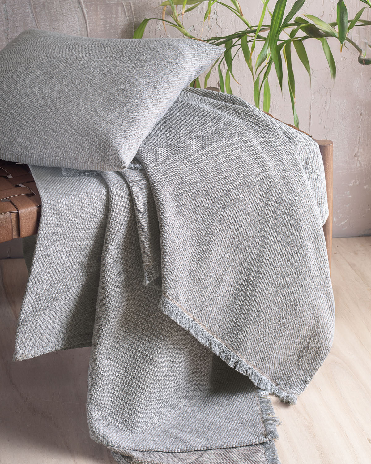 REVE Γκρι - Μαξιλαροθήκη από την εταιρεία Rythmos Home