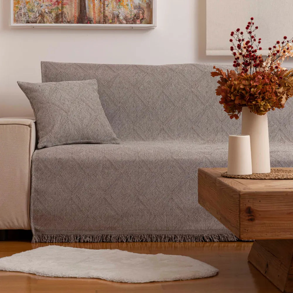 Ριχτάρι Σενίλ Τριθέσιο Bari από την εταιρεία Borea Home Textiles