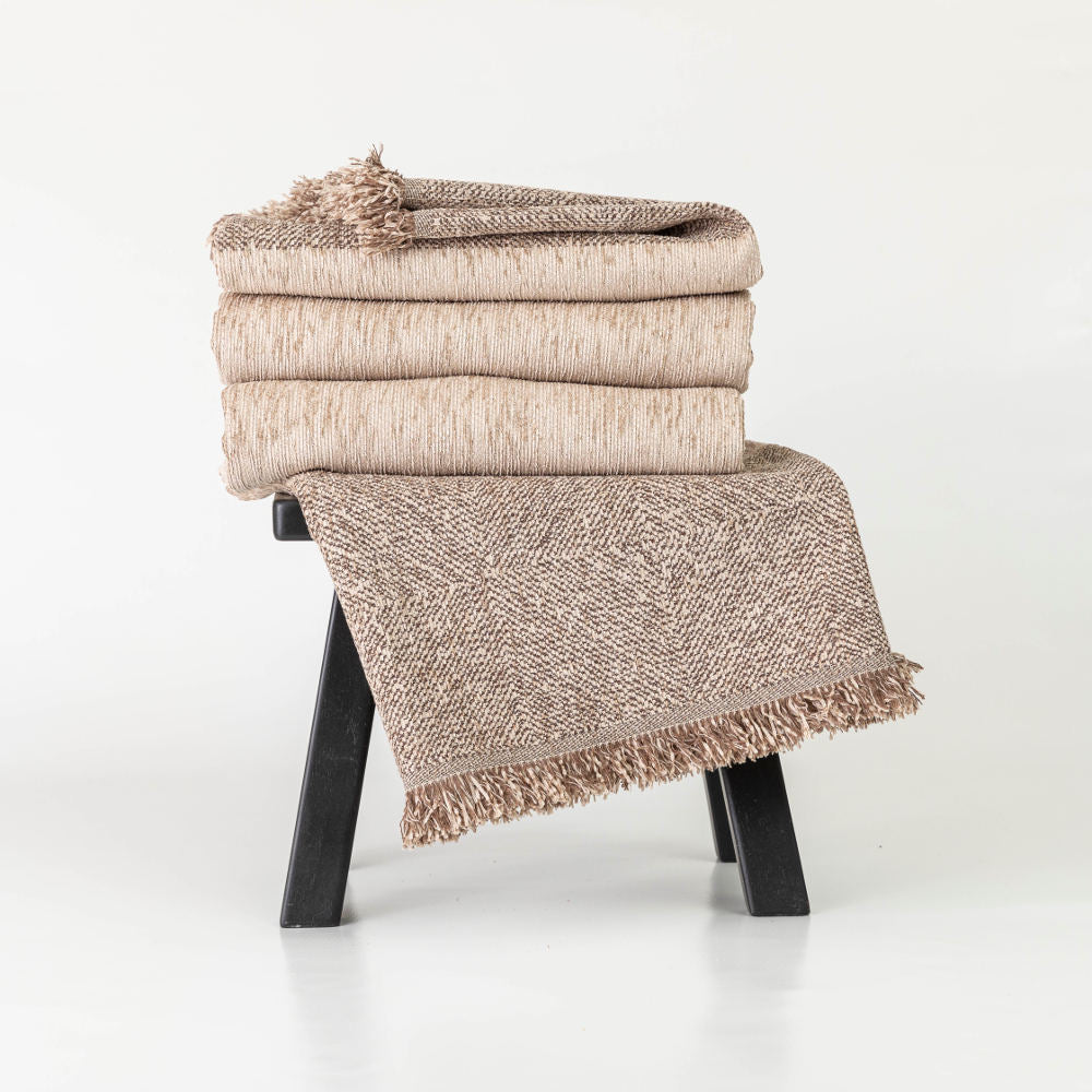 Ριχτάρι Σενίλ Πολυθρόνας Square από την εταιρεία Borea Home Textiles