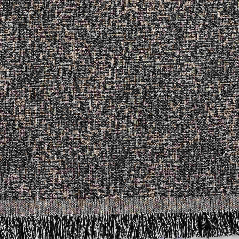 Ριχτάρι Σενίλ Τετραθέσιο Tile Μαύρο 180 x 350 cm ΤΕΤΡΑΘΕΣΙΟ από την εταιρεία Borea Home Textiles