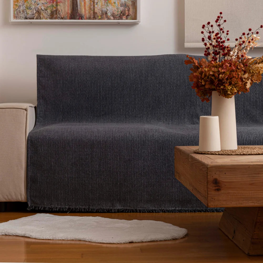 Ριχτάρι Σενίλ Τριθέσιο Velvet από την εταιρεία Borea Home Textiles