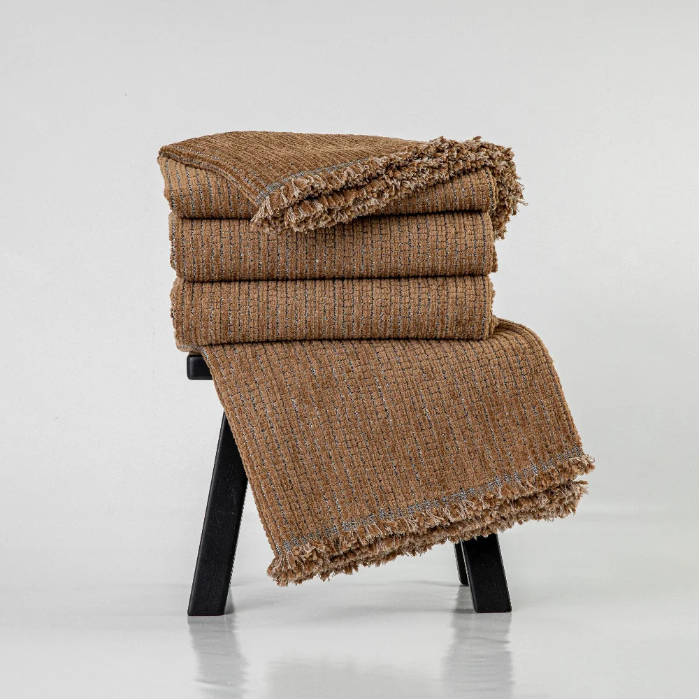 Ριχτάρι Σενίλ Τριθέσιο Velvet από την εταιρεία Borea Home Textiles