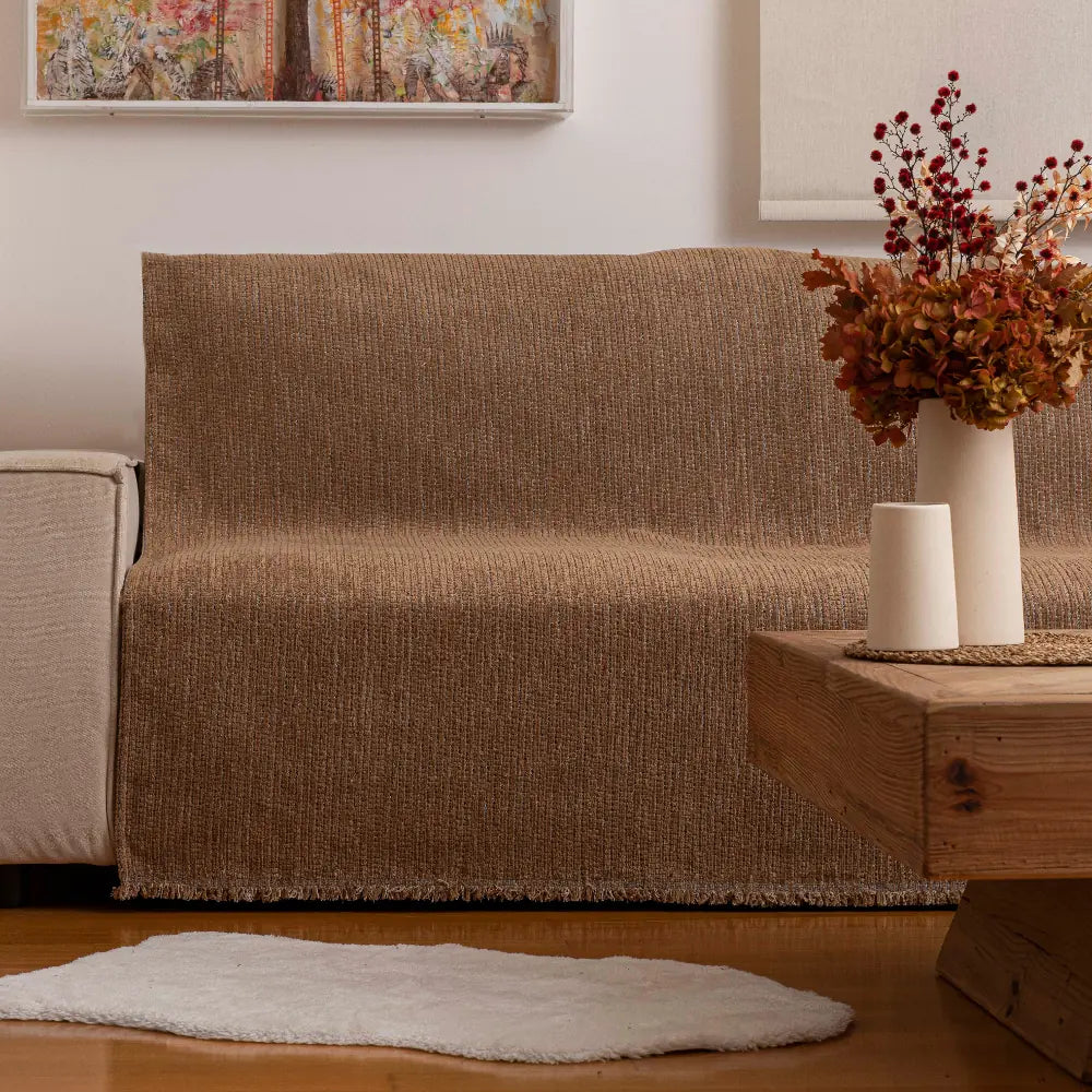 Ριχτάρι Σενίλ Τριθέσιο Velvet από την εταιρεία Borea Home Textiles