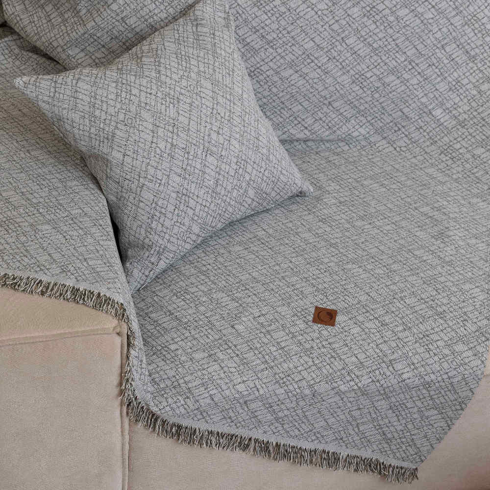 Ριχτάρι Βαμβακερό Διθέσιο Rhombus από την εταιρεία Borea Home Textiles