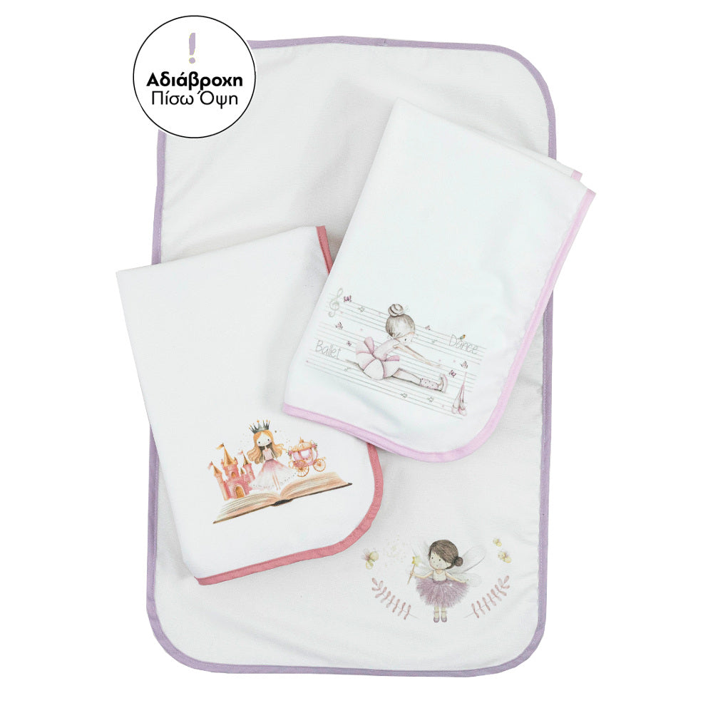 Σελτεδάκι Αλλαξιέρας Για Κορίτσι από την εταιρεία Borea Home Textiles