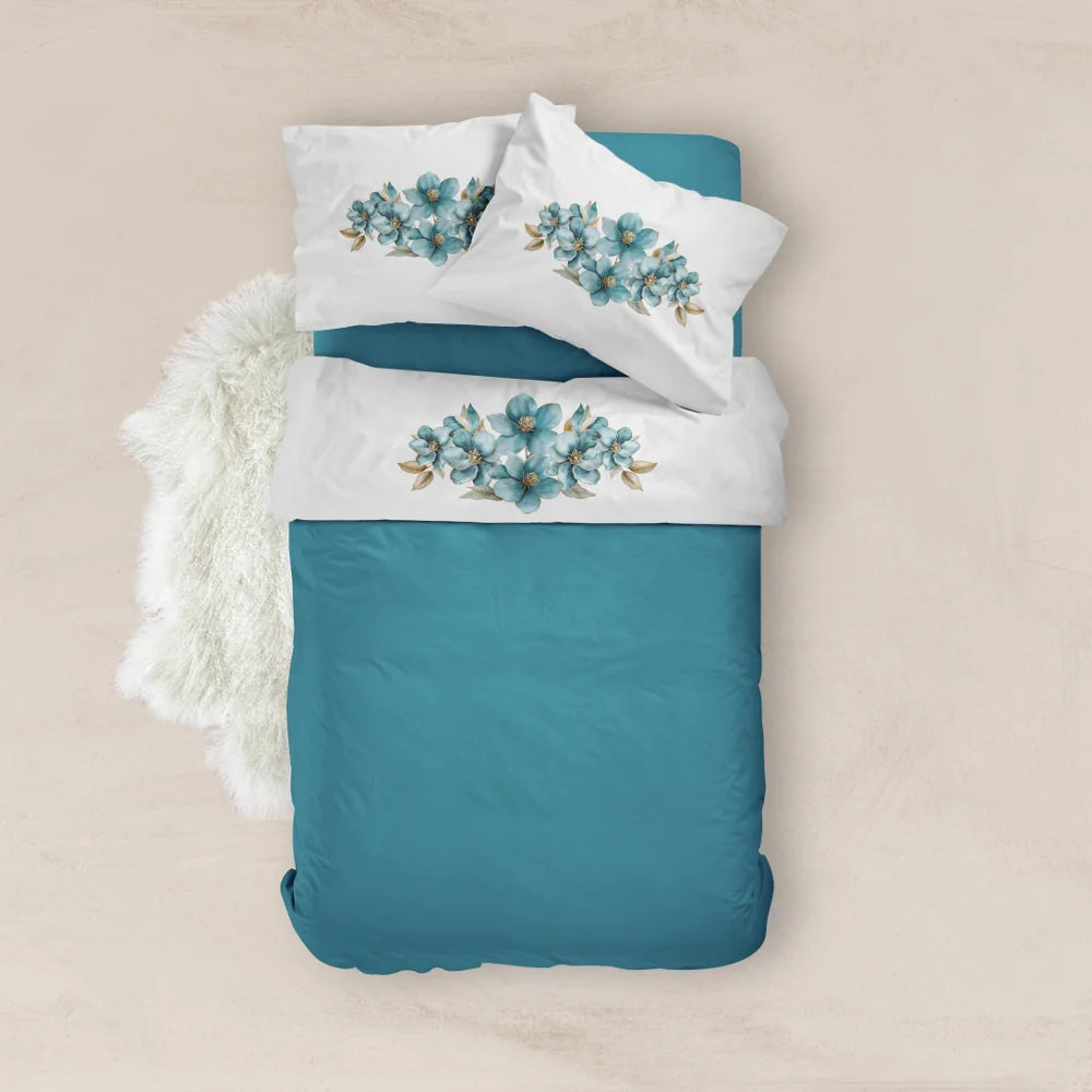 Σεντόνι Digital Print Σετ Emerald Υπέρδιπλο από την εταιρεία Borea Home Textiles