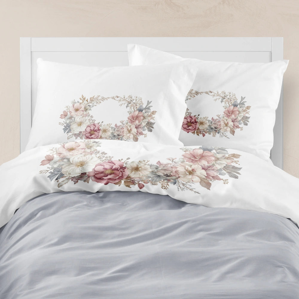 Σεντόνι Digital Print Σετ RoseMist Υπέρδιπλο