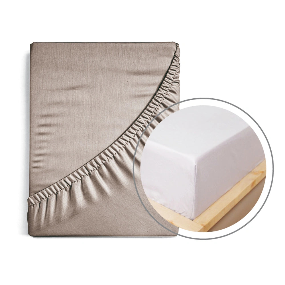 Σεντόνι Μονόχρωμο Solid Ημίδιπλο Με Λάστιχο από την εταιρεία Borea Home Textiles