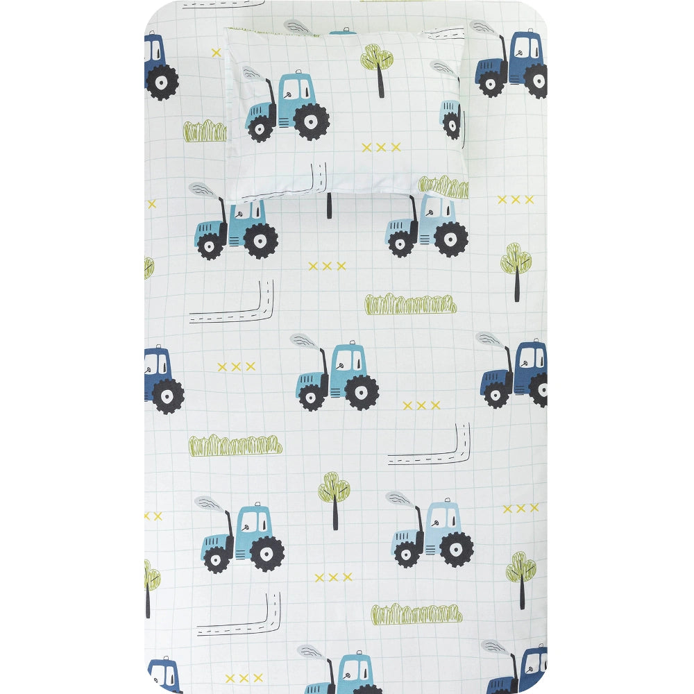 Σεντόνι Σετ 2ΤΜΧ Trucky Moνό από την εταιρεία Borea Home Textiles