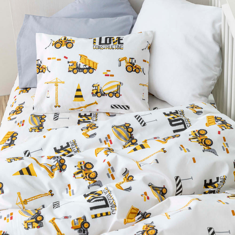 Σεντόνια Κούνιας Σετ Construction από την εταιρεία Borea Home Textiles