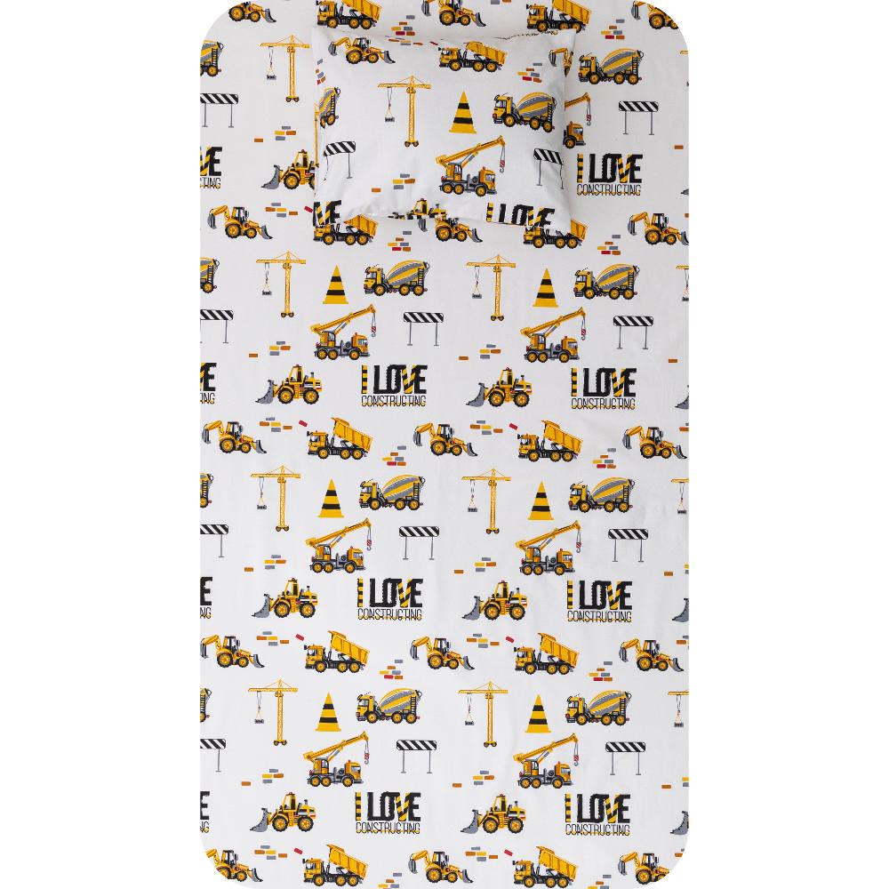 Σεντόνια Κούνιας Σετ Construction από την εταιρεία Borea Home Textiles