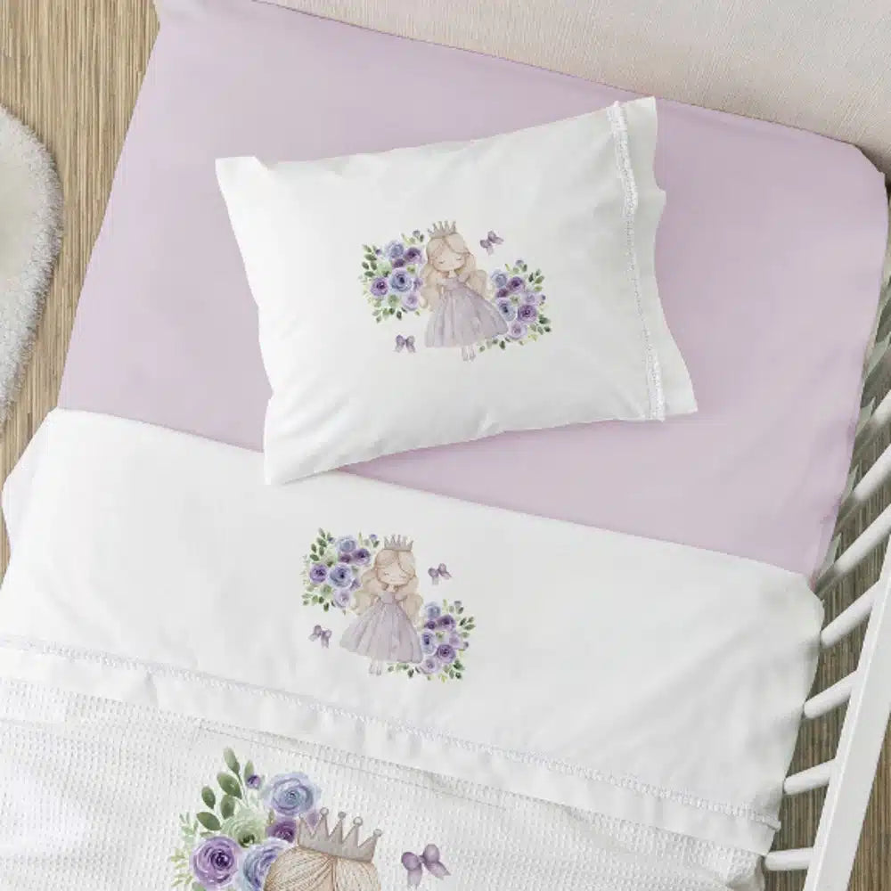 Σεντόνια Κούνιας Σετ Lily από την εταιρεία Borea Home Textiles