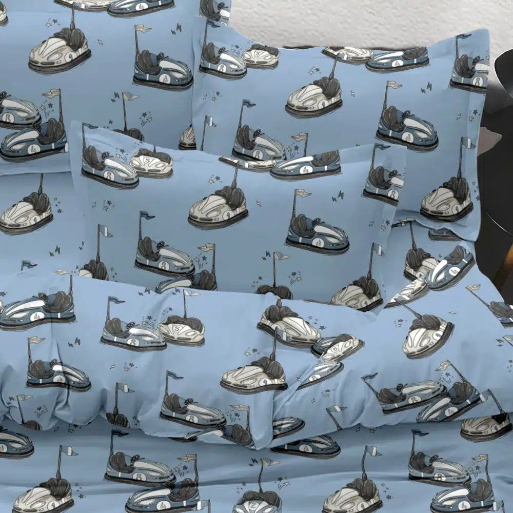 Σεντόνια Σετ Bumping Cars Moνό από την εταιρεία Borea Home Textiles