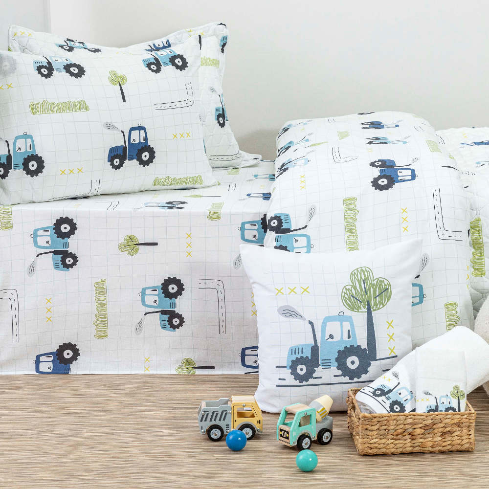 Σεντόνια Σετ Trucky Moνό από την εταιρεία Borea Home Textiles