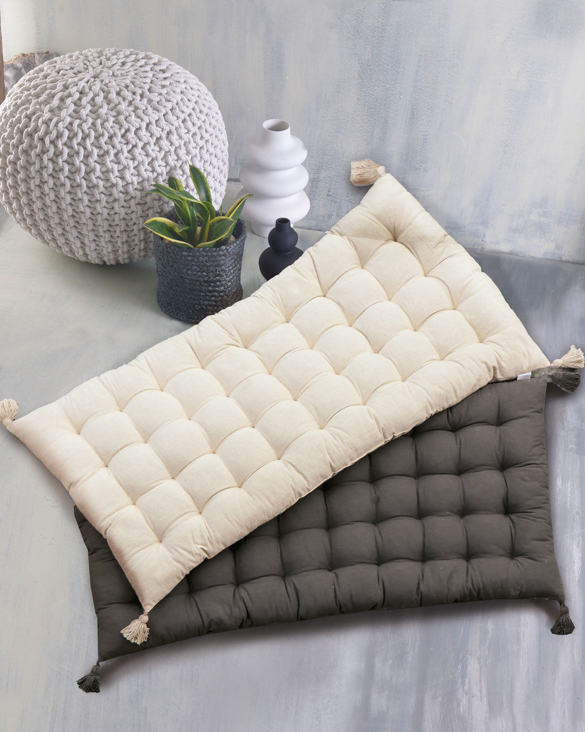 SONIA Γκρι - Μαξιλάρι ΔΑΠΕΔΟΥ από την εταιρεία Rythmos Home