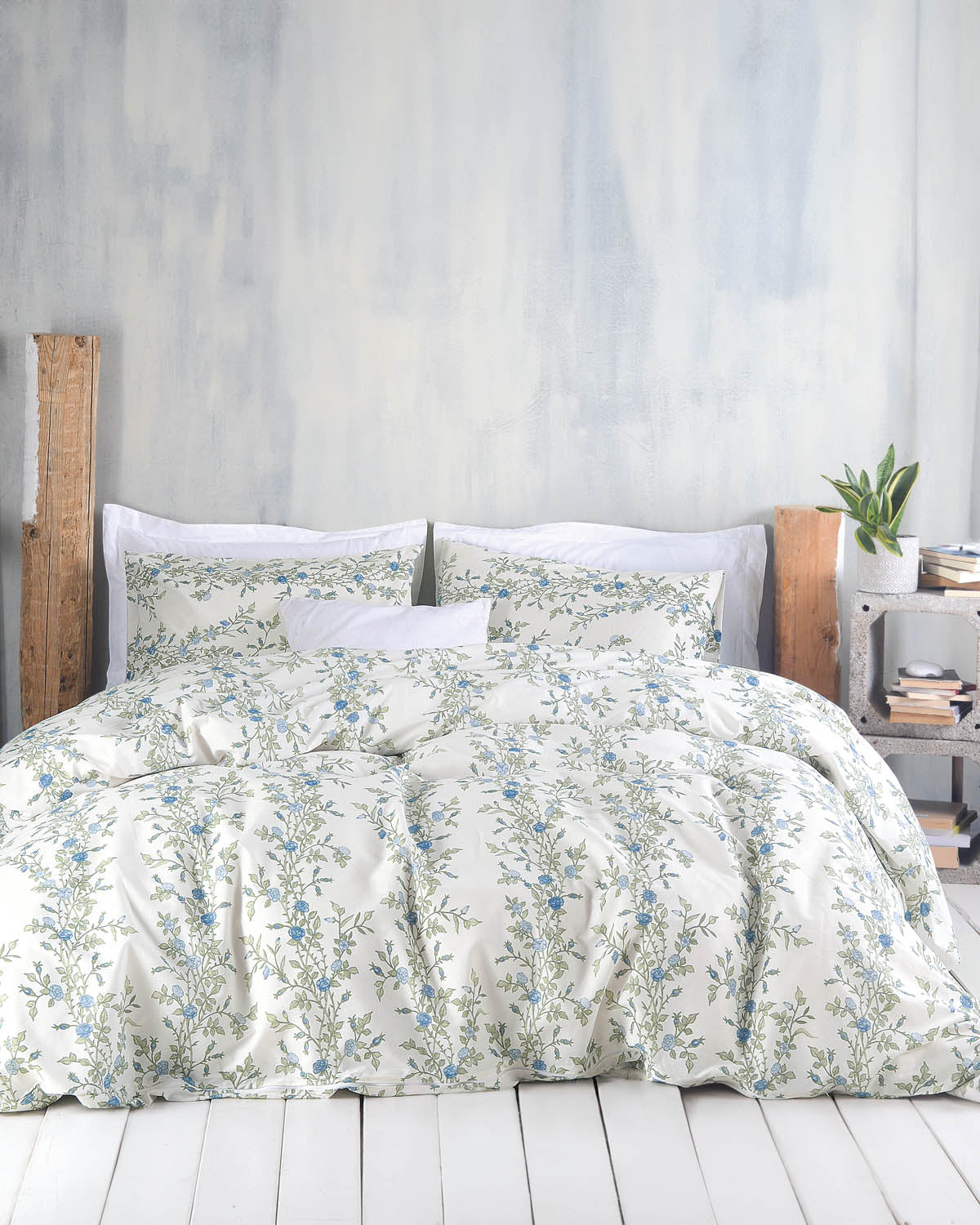 TALIA Μπλε - Σετ παπλωματοθήκη Next Μπλε από την εταιρεία Rythmos Home