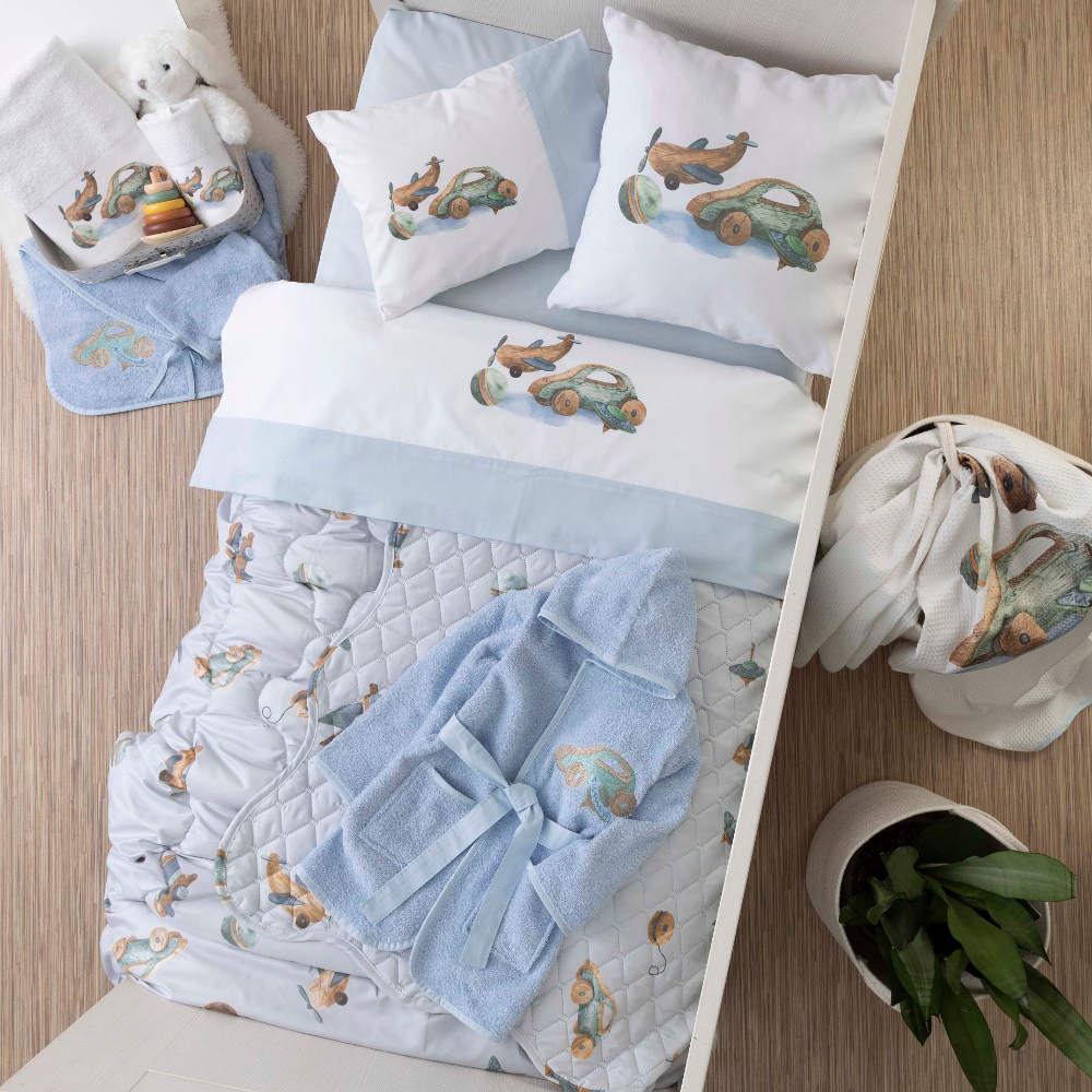 Σεντόνια Κούνιας Σετ Toys από την εταιρεία Borea Home Textiles