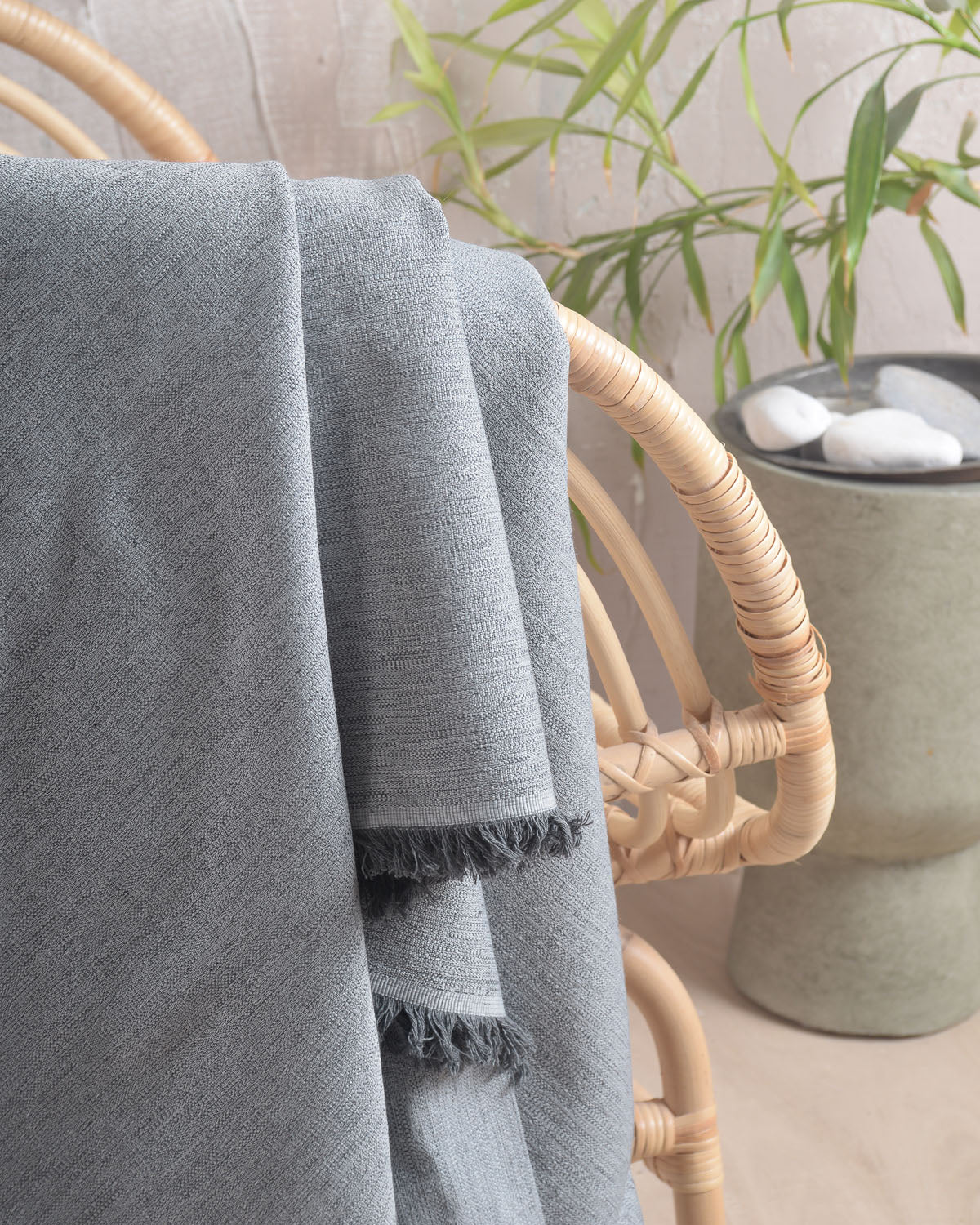 VERNIER Γκρι - Μαξιλαροθήκη 40 x 40 Γκρι 40 x 40 από την εταιρεία Rythmos Home